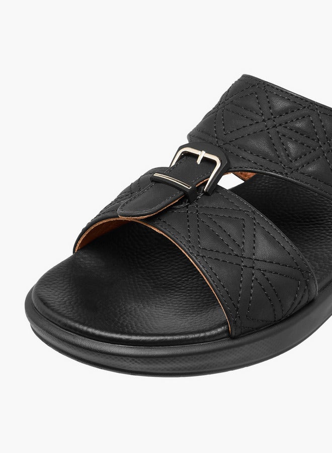 DUCHINI Men Buckle Accent Arabic Sandals Ramadan Collection - Image 4